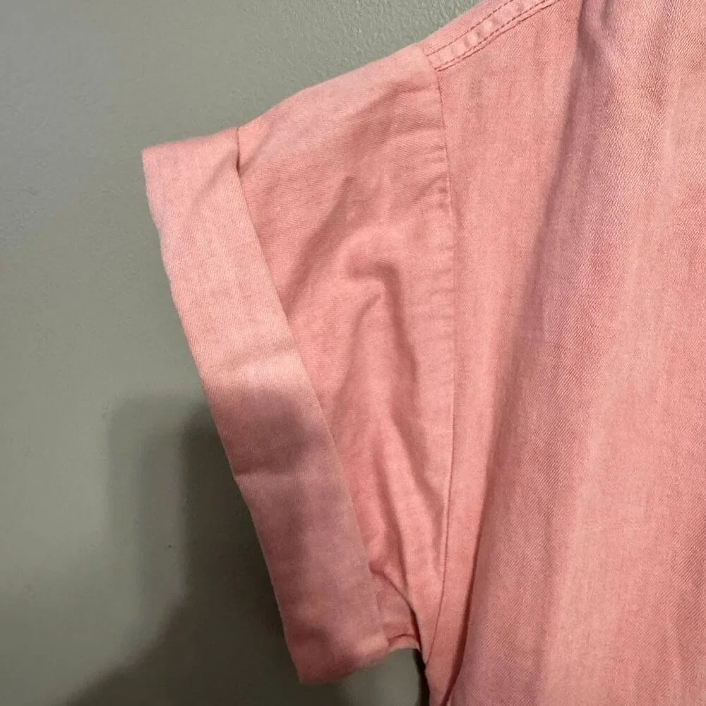 Free People Agnes Denim Mini Dress pink size XS - Picture 5 of 7